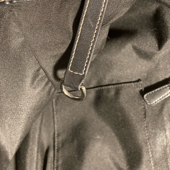 COACH CANVAS/LEATHER LOGO TOTE BAG - Picture 7 of 15